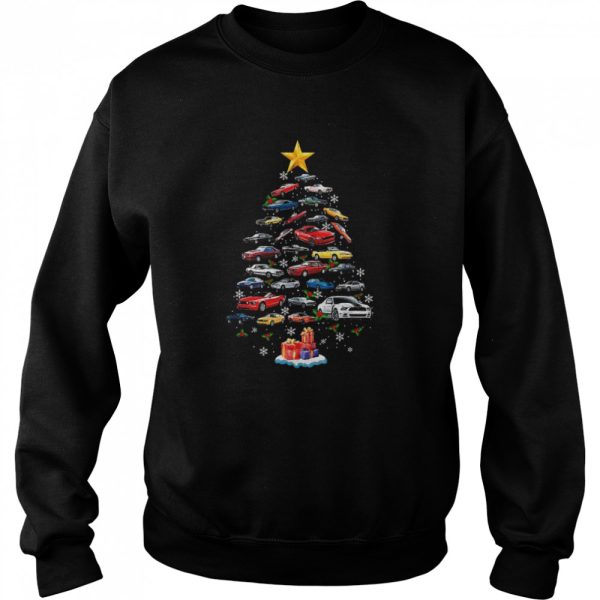 Cars Merry Christmas Tree Gift tshirt