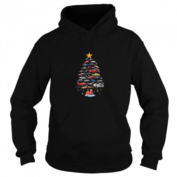 Cars Merry Christmas Tree Gift tshirt