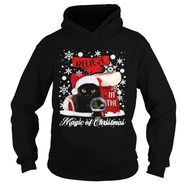 Cat Believe In The Magic Of Christmas shirt
