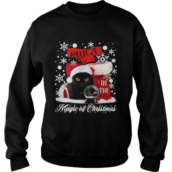 Cat Believe In The Magic Of Christmas shirt