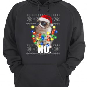 Cat Ugly Sweater NO Christmas Lights shirt 2 Cat Ugly Sweater NO Christmas Lights shirt 3
