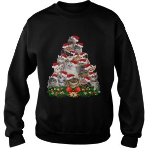 Cats And Christmas Tree shirt 2 Cats And Christmas Tree shirt 3