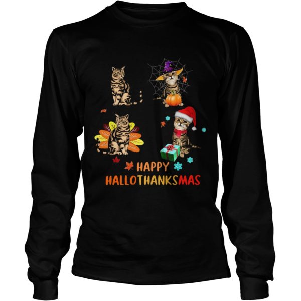 Cats Happy Hallothanksmas shirt