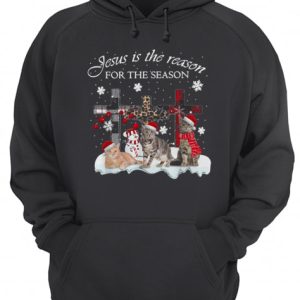 Cats Jesus is the reason for the season Christmas shirt 2 Cats Jesus is the reason for the season Christmas shirt 3