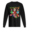 Cavalier King Charles Spaniel in stocking Merry Christmas shirt
