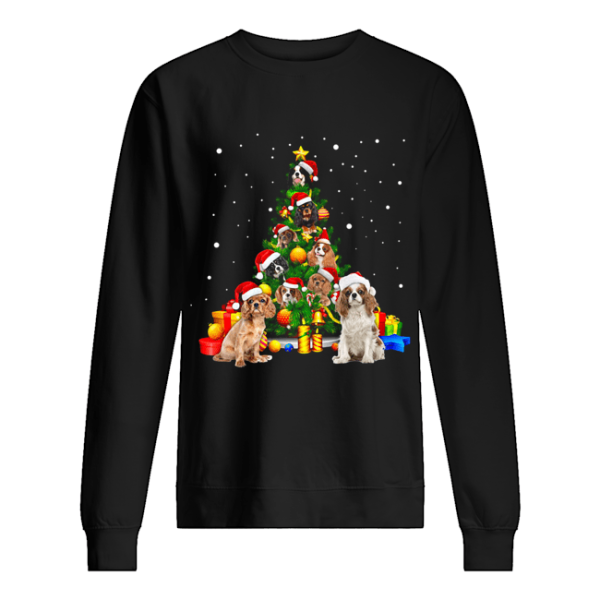 Cavalier King Charles Spaniels Christmas Tree shirt