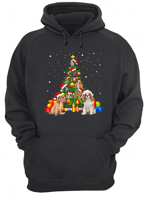 Cavalier King Charles Spaniels Christmas Tree shirt