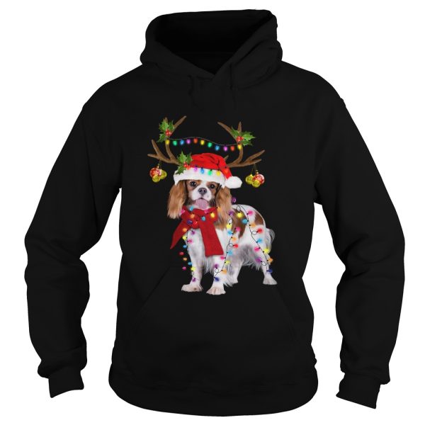 Cavalier King Gorgeous Reindeer light Christmas shirt