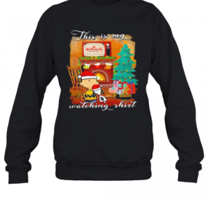 Charlie Brown And Snoopy This Is My Watching Ugly Christmas T-Shirt