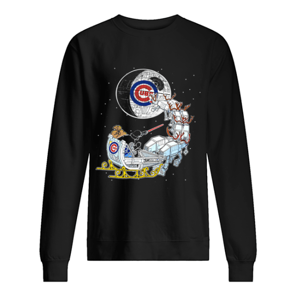 Chicago Cubs Star Wars Christmas Darth Vader Santa’s Sleigh shirt