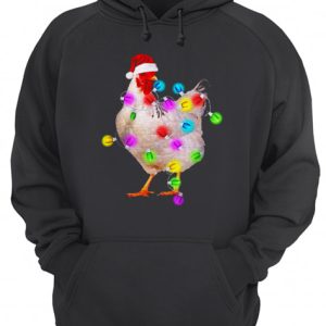 Chicken With Christmas Light shirt 2 Chicken With Christmas Light shirt 3