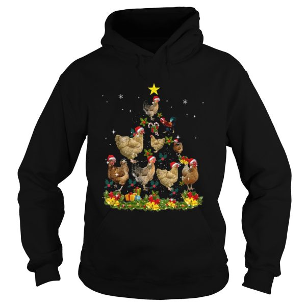 Chickens Tree Christmas shirt