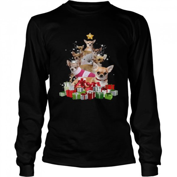 Chihuahua Christmas Tree shirt