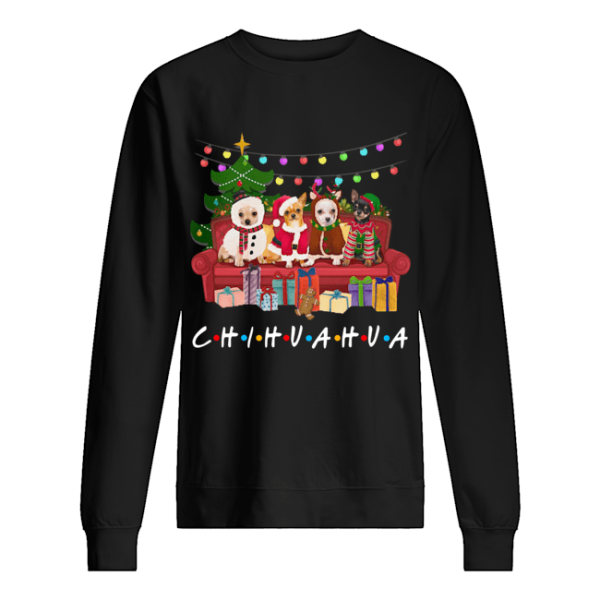 Chihuahua Friends Merry Christmas shirt