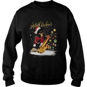 Chihuahua Saxophone Merry Christmas shirt 2 Chihuahua Saxophone Merry Christmas shirt 3
