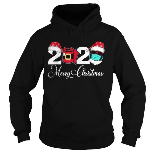 Christmas 2020 Quarantine Christmas Santa Face Mask shirt