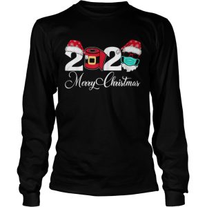 Christmas 2020 Quarantine Christmas Santa Face Mask shirt