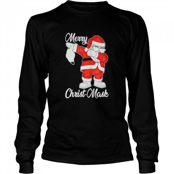 Christmas 2020 Santa Dabbing Holding Mask shirt