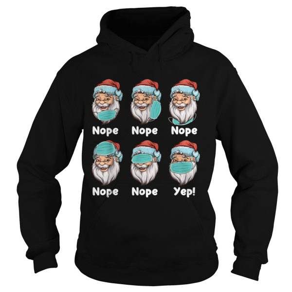 Christmas 2020 Santa Wearing Mask Wrong Xmas shirt