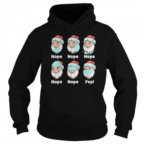 Christmas 2020 Santa Wearing Mask Wrong Xmas shirt