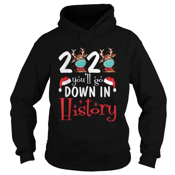 Christmas 2020 youll go down in history shirt