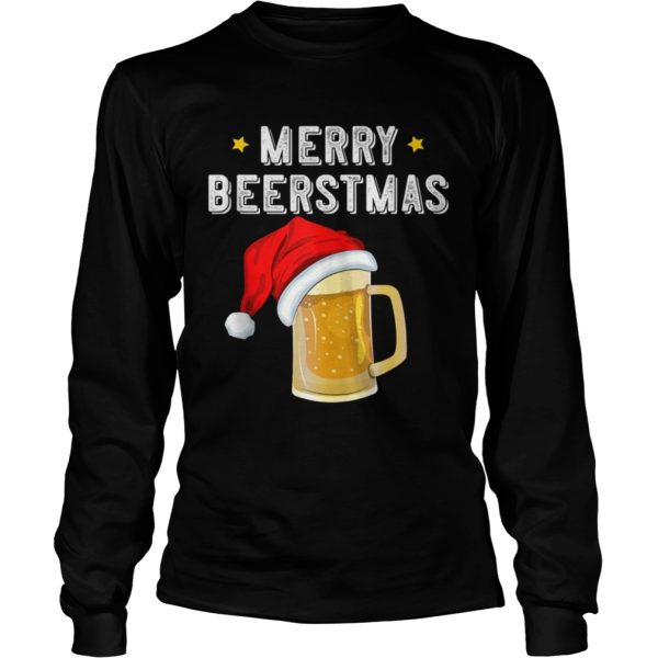 Christmas Beer Merry Beerstmas Drinking Team Squad Ale Party shirt