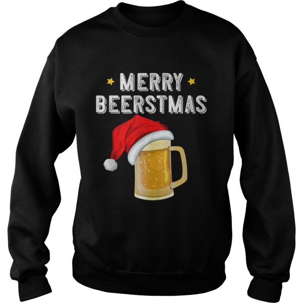 Christmas Beer Merry Beerstmas Drinking Team Squad Ale Party shirt