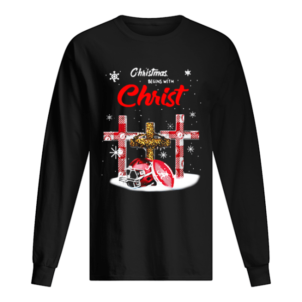 Christmas Begins With Christ Alabama Crimson Tide shirt