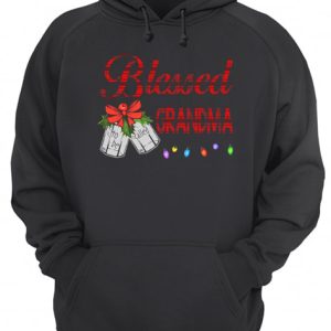 Christmas Blessed To Be Called Grandma T Shirt 3
