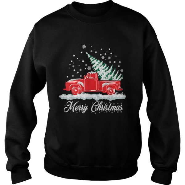 Christmas Classic Old Red Truck Classic XMAS Tree shirt