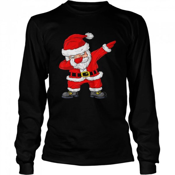 Christmas Dabbing Santa Claus Boys Girls Kids Xmas shirts