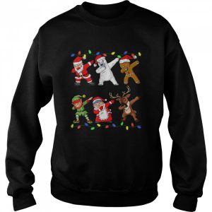 Christmas Dabbing Santa Elf And Friends Boys Dab Xmas shirt 1 Christmas Dabbing Santa Elf And Friends Boys Dab Xmas shirt 2