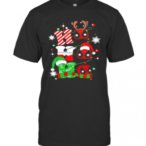 Christmas Deadpool Santa Ho Ho Ho T-Shirt
