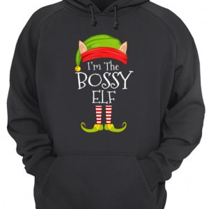 Christmas Family Matching Costume Im The Bossy Elf Xmas T Shirt 3