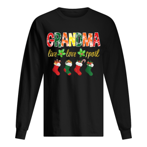 Christmas Grandma Live Love Spoil T-Shirt