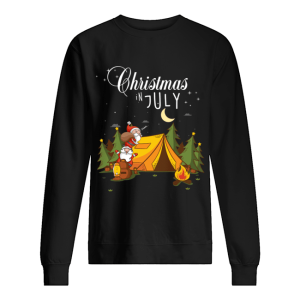 Christmas In July Festival Funny Camping Shirt