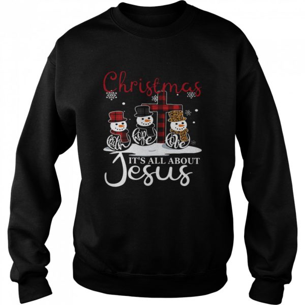 Christmas ItS All About Jesus shirt