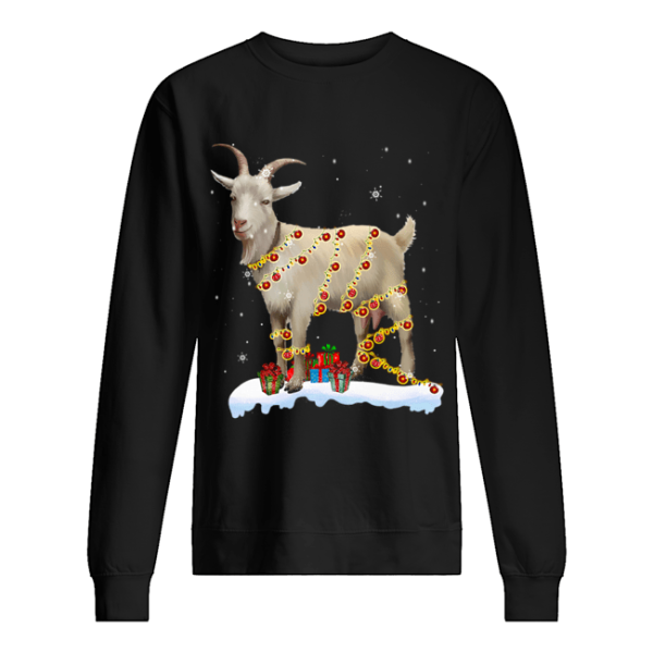 Christmas Lights Goat shirt