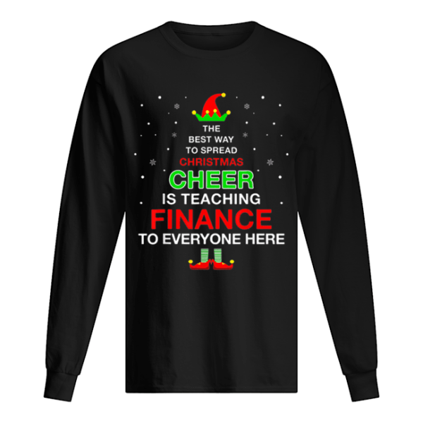Christmas Pajamas For Finance Teacher shirt