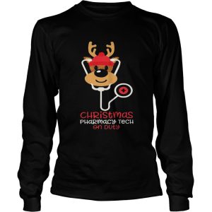 Christmas Pharmacy Tech On Duty Reindeer Nurse shirt Christmas Pharmacy Tech On Duty Reindeer Nurse shirt