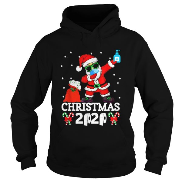 Christmas Quarantine 2020 Pajamas Xmas Dabbing shirt