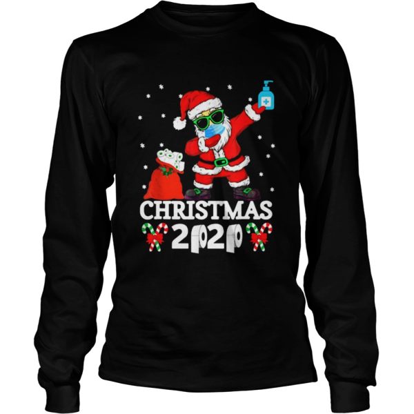 Christmas Quarantine 2020 Pajamas Xmas Dabbing shirt