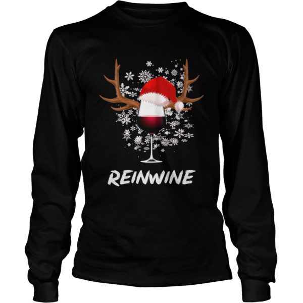 Christmas Reinwine Funny Wine Lover Gift TShirt