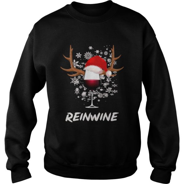 Christmas Reinwine Funny Wine Lover Gift TShirt