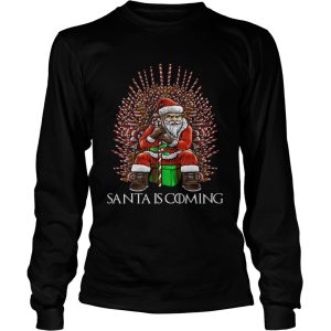 Christmas Santa is coming thone shirt Christmas Santa is coming thone shirt