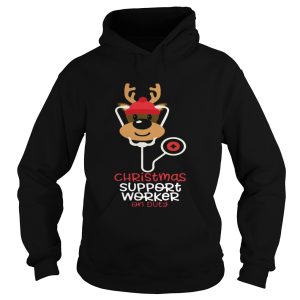 Christmas Support Worker Reindeer Nurse On Duty shirt Christmas Support Worker Reindeer Nurse On Duty shirt