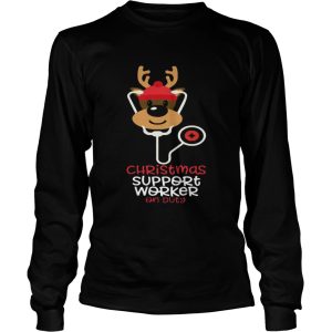 Christmas Support Worker Reindeer Nurse On Duty shirt Christmas Support Worker Reindeer Nurse On Duty shirt