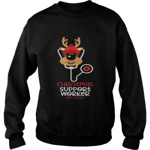Christmas Support Worker Reindeer Nurse On Duty shirt 2 Christmas Support Worker Reindeer Nurse On Duty shirt 3