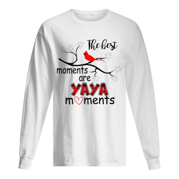 Christmas The Best Moments Are Yaya Moments T-Shirt