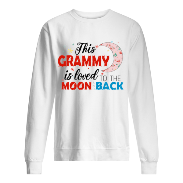 Christmas This Grammy Is Loved To The Moon And Back T-Shirt